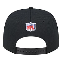 New Orleans Saints Black 2024 NFL Sideline New Era 9SEVENTY Stretch-Snap Hat
