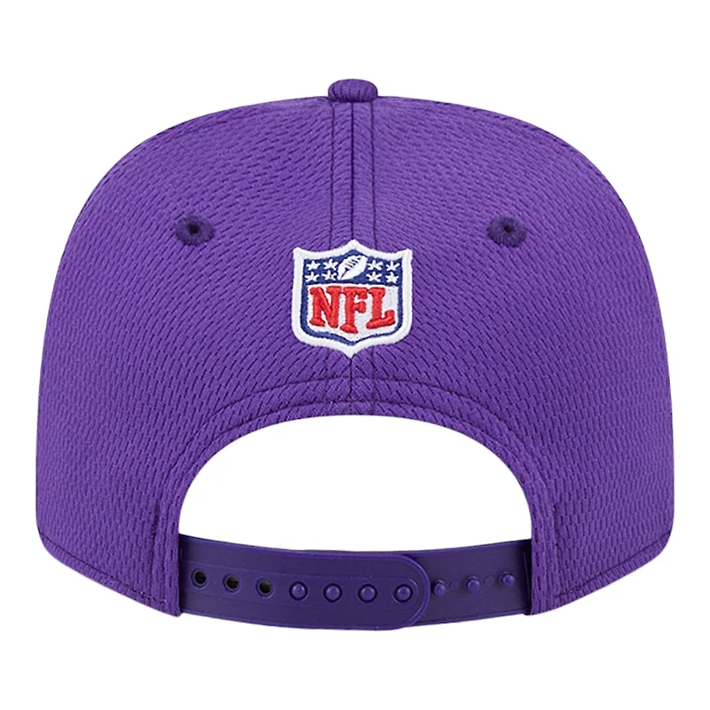 Minnesota Vikings Purple 2024 NFL Sideline New Era 9SEVENTY Stretch-Snap Hat