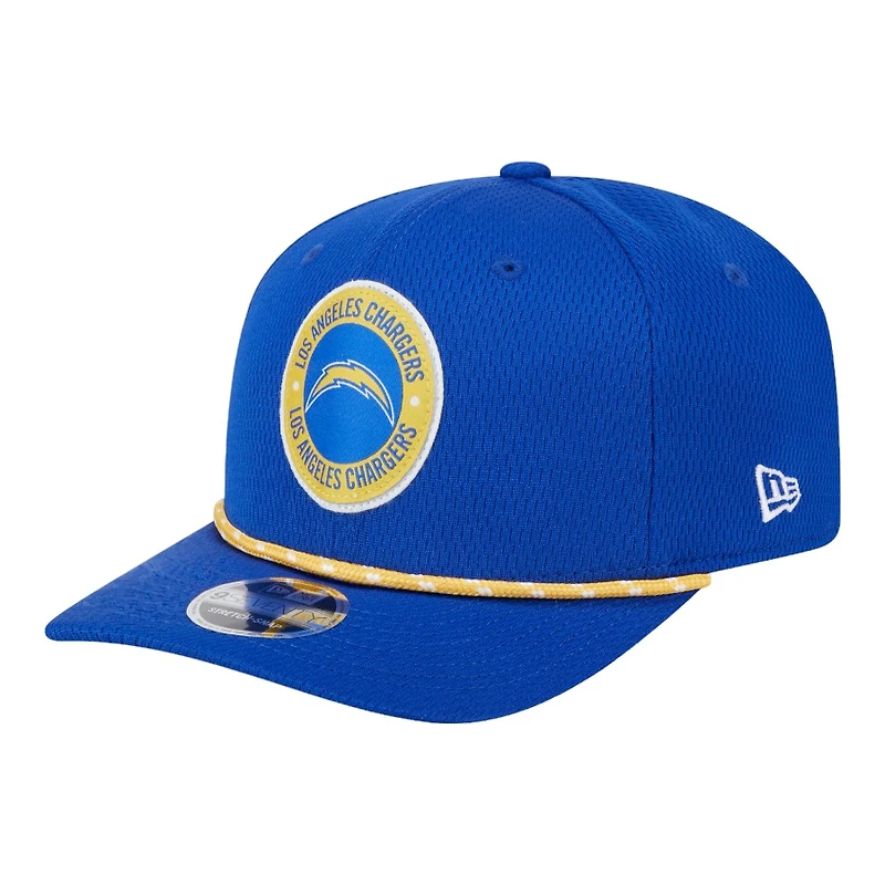 Los Angeles Chargers Royal Blue 2024 NFL Sideline New Era 9SEVENTY Stretch-Snap Hat