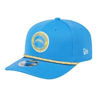 Los Angeles Chargers Blue 2024 NFL Sideline New Era 9SEVENTY Stretch-Snap Hat