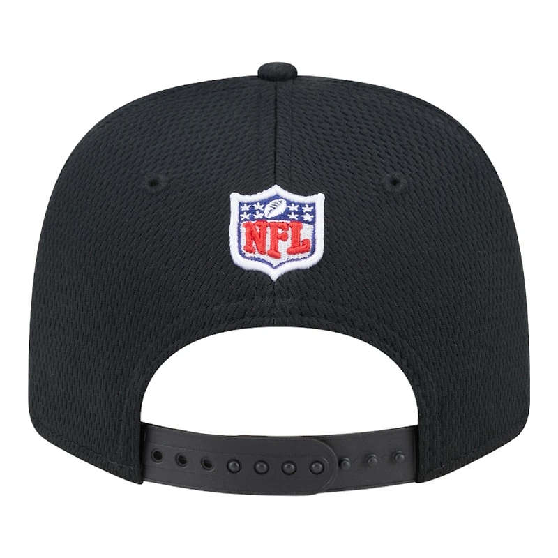 Las Vegas Raiders Black 2024 NFL Sideline New Era 9SEVENTY Stretch-Snap Hat