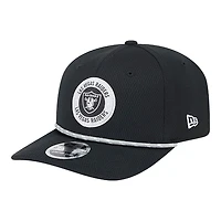 Las Vegas Raiders Black 2024 NFL Sideline New Era 9SEVENTY Stretch-Snap Hat