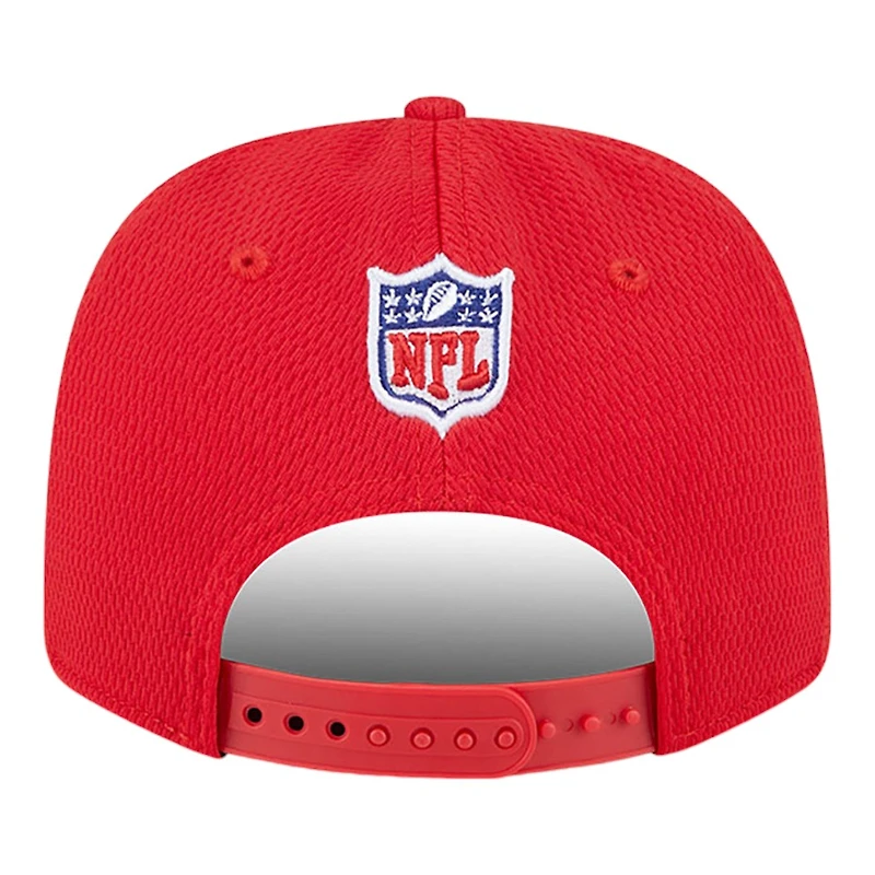 Kansas City Chiefs Red 2024 NFL Sideline New Era 9SEVENTY Stretch-Snap Hat