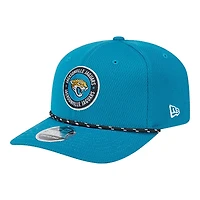 Jacksonville Jaguars Teal 2024 NFL Sideline New Era 9SEVENTY Stretch-Snap Hat