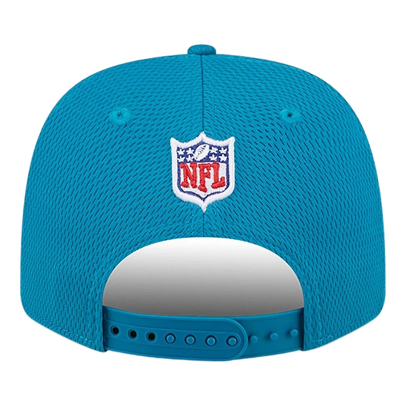 Jacksonville Jaguars Teal 2024 NFL Sideline New Era 9SEVENTY Stretch-Snap Hat