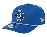 Indianapolis Colts Royal Blue 2024 NFL Sideline New Era 9SEVENTY Stretch-Snap Hat