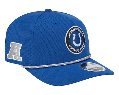 Indianapolis Colts Royal Blue 2024 NFL Sideline New Era 9SEVENTY Stretch-Snap Hat