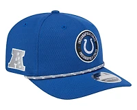 Indianapolis Colts Royal Blue 2024 NFL Sideline New Era 9SEVENTY Stretch-Snap Hat