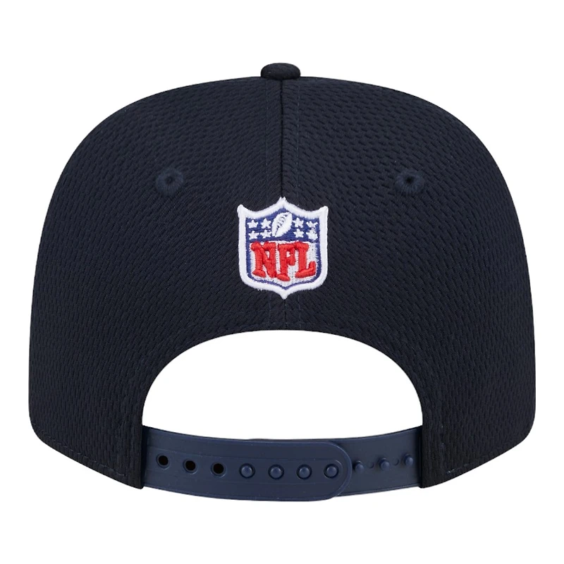 Houston Texans Navy 2024 NFL Sideline New Era 9SEVENTY Stretch-Snap Hat