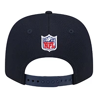 Houston Texans Navy 2024 NFL Sideline New Era 9SEVENTY Stretch-Snap Hat