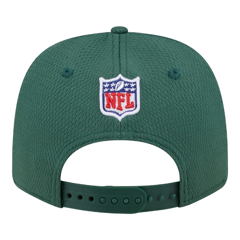 Green Bay Packers Green 2024 NFL Sideline New Era 9SEVENTY Stretch-Snap Hat