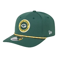 Green Bay Packers Green 2024 NFL Sideline New Era 9SEVENTY Stretch-Snap Hat