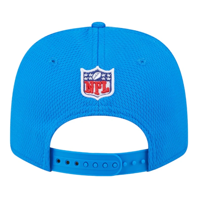 Detroit Lions Blue 2024 NFL Sideline New Era 9SEVENTY Stretch-Snap Hat