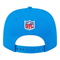 Detroit Lions Blue 2024 NFL Sideline New Era 9SEVENTY Stretch-Snap Hat