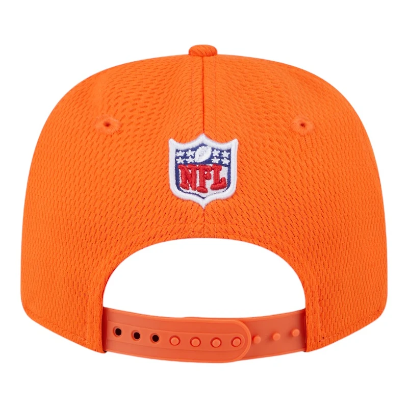 Denver Broncos Orange 2024 NFL Sideline New Era 9SEVENTY Stretch-Snap Hat
