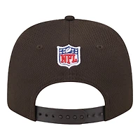 Cleveland Browns Brown 2024 NFL Sideline New Era 9SEVENTY Stretch-Snap Hat
