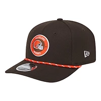 Cleveland Browns Brown 2024 NFL Sideline New Era 9SEVENTY Stretch-Snap Hat