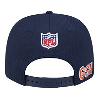 Chicago Bears Navy 2024 NFL Sideline New Era 9SEVENTY Stretch-Snap Hat