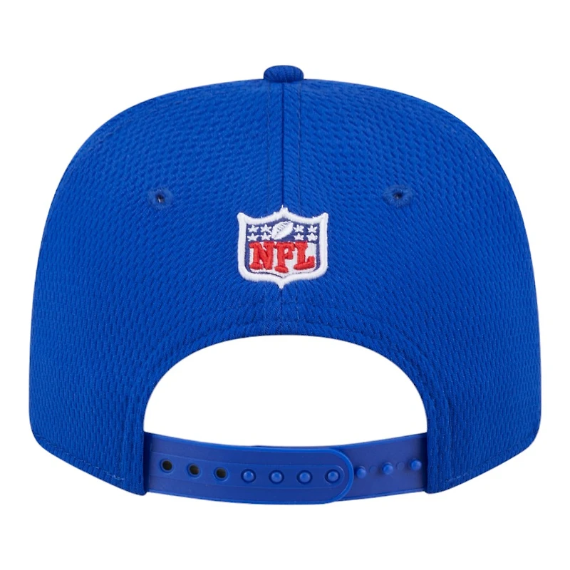 Buffalo Bills Royal Blue 2024 NFL Sideline New Era 9SEVENTY Stretch-Snap Hat