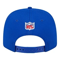 Buffalo Bills Royal Blue 2024 NFL Sideline New Era 9SEVENTY Stretch-Snap Hat