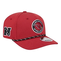 Arizona Cardinals Red 2024 NFL Sideline New Era 9SEVENTY Stretch-Snap Hat