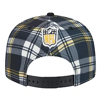 Pittsburgh Steelers 2024 Sideline Statement Plaid New Era 9FIFTY Snapback Hat
