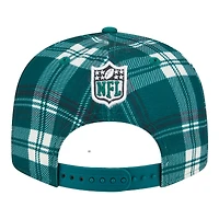 New York Jets 2024 Sideline Statement Plaid New Era 9FIFTY Snapback Hat