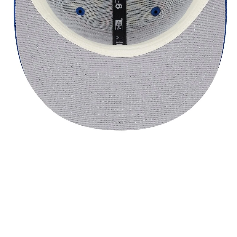 New York Giants 2024 Sideline Statement Plaid New Era 9FIFTY Snapback Hat