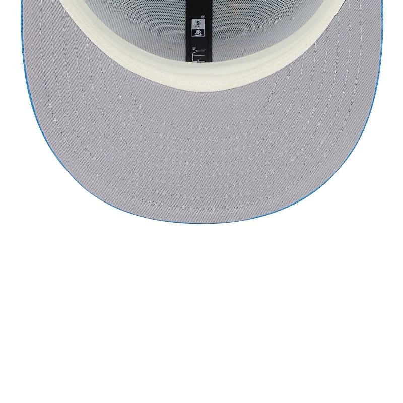 Los Angeles Chargers 2024 Sideline Statement Plaid New Era 9FIFTY Snapback Hat