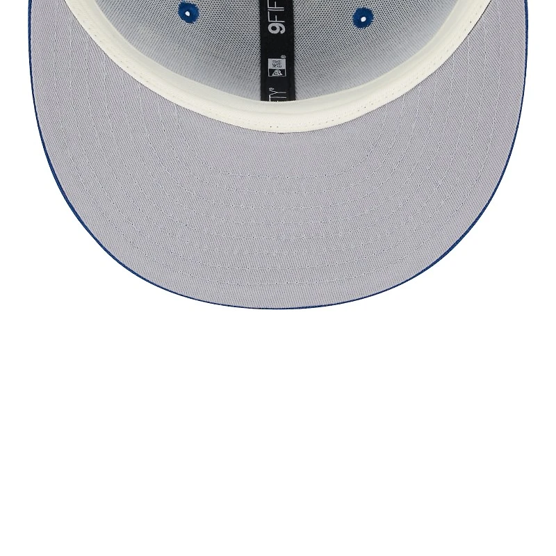 Indianapolis Colts Alt C Logo 2024 Sideline Statement Plaid New Era 9FIFTY Snapback Hat