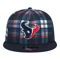 Houston Texans 2024 Sideline Statement Plaid New Era 9FIFTY Snapback Hat