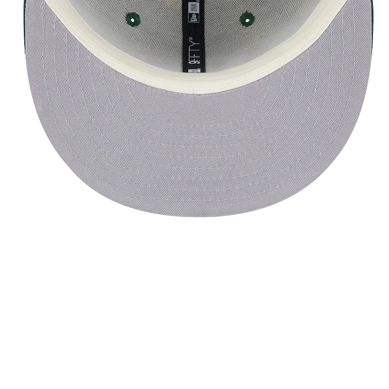 Green Bay Packers 2024 Sideline Statement Plaid New Era 9FIFTY Snapback Hat