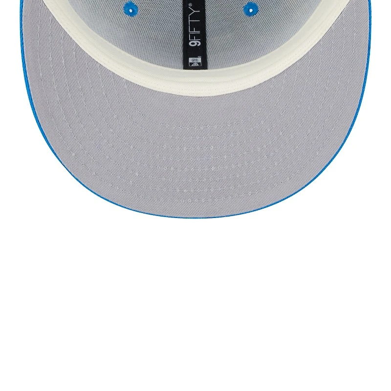 Detroit Lions 2024 Sideline Statement Plaid New Era 9FIFTY Snapback Hat