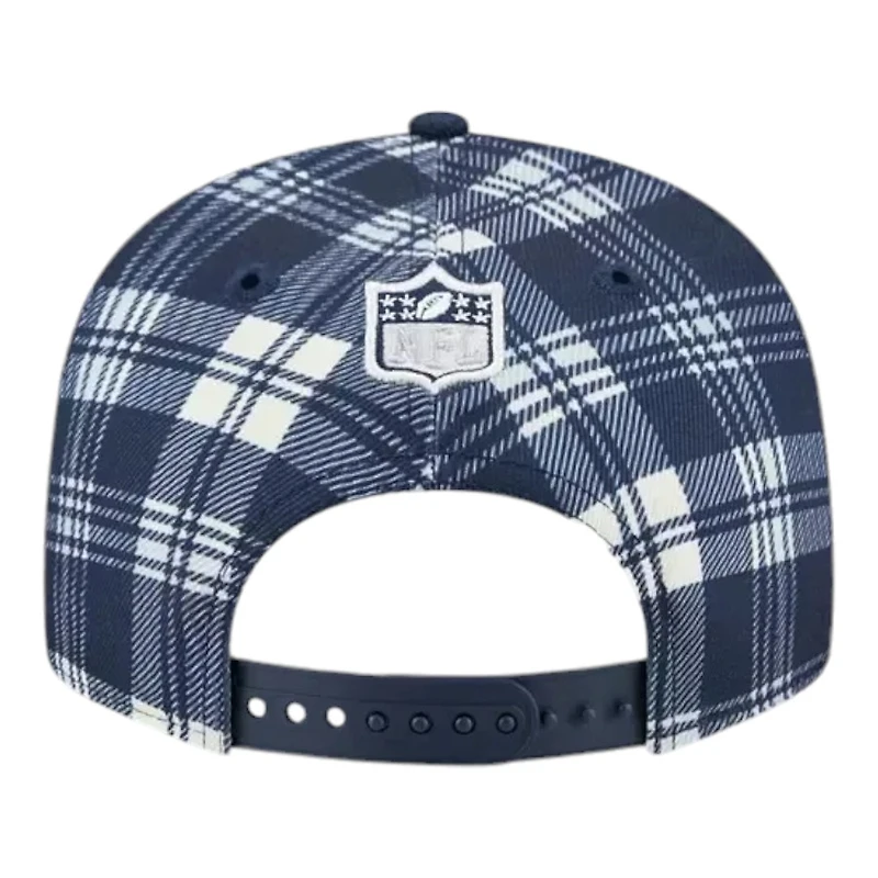 Dallas Cowboys 2024 Sideline Statement Plaid New Era 9FIFTY Snapback Hat