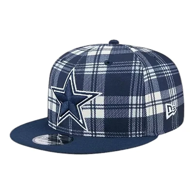 Dallas Cowboys 2024 Sideline Statement Plaid New Era 9FIFTY Snapback Hat