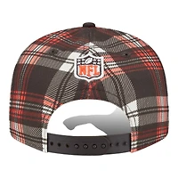 Cleveland Browns 2024 Sideline Statement Plaid New Era 9FIFTY Snapback Hat
