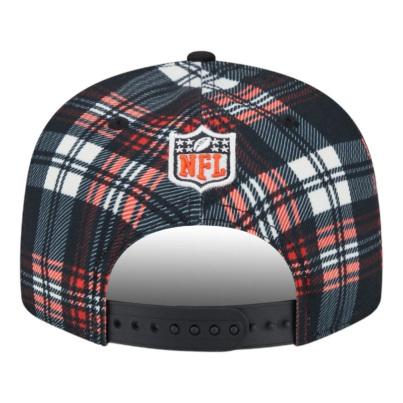 Cincinnati Bengals 2024 Sideline Statement Plaid New Era 9FIFTY Snapback Hat