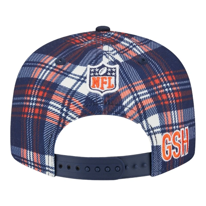 Chicago Bears 2024 Sideline Statement Plaid New Era 9FIFTY Snapback Hat