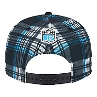 Carolina Panthers 2024 Sideline Statement Plaid New Era 9FIFTY Snapback Hat