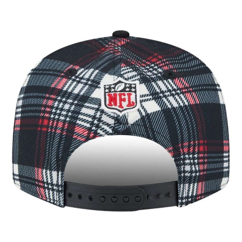 Atlanta Falcons 2024 Sideline Statement Plaid New Era 9FIFTY Snapback Hat