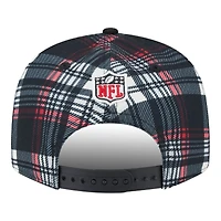 Atlanta Falcons 2024 Sideline Statement Plaid New Era 9FIFTY Snapback Hat