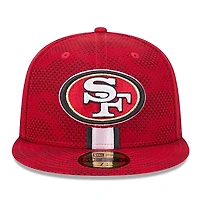 San Francisco 49ers New Era 2024 NFL Sideline 59FIFTY Fitted Hat