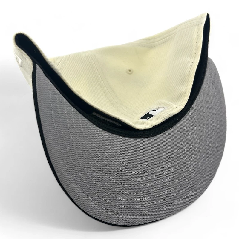 Chicago White Sox Chrome Metallic and Black 75 Years Patch Gray UV New Era 59FIFTY Fitted Hat