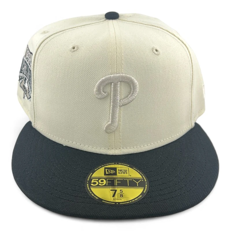 Philadelphia Phillies Chrome Metallic and Black 1996 ASG Patch Gray UV New Era 59FIFTY Fitted Hat