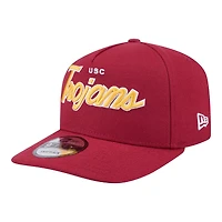 USC Trojans Cardinal Red SC Patch New Era 9FIFTY A-Frame Snapback Hat