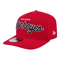 Ohio State Buckeyes Logo Patch New Era 9FIFTY A-Frame Snapback Hat