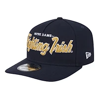 Notre Dame Fighting Irish Logo Patch New Era 9FIFTY A-Frame Snapback Hat
