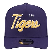 LSU Tigers Logo Patch New Era 9FIFTY A-Frame Snapback Hat