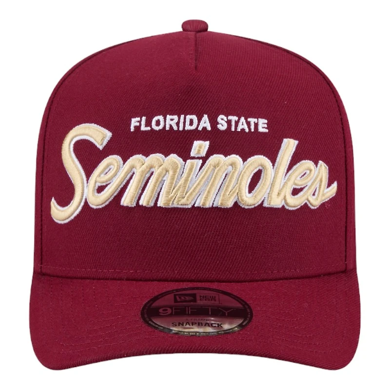 Florida State Seminoles Logo Patch New Era 9FIFTY A-Frame Snapback Hat