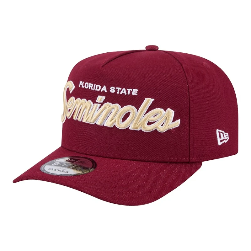 Florida State Seminoles Logo Patch New Era 9FIFTY A-Frame Snapback Hat